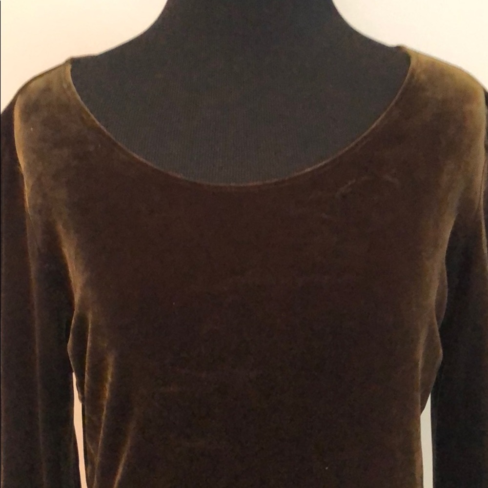 Banana republic velvet like top